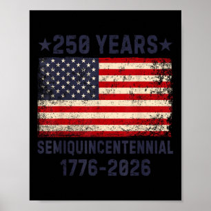 Amerikanischer Semiquincentennial 4. Juli 2026 250 Poster