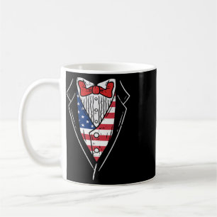 Amerikanischer Smoking-Anzug Lustiger 4. Juli Patr Kaffeetasse