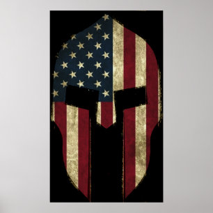 Amerikanischer Spartaner Poster