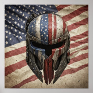 Amerikanischer Spartaner Poster
