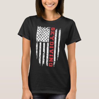 Amerikanischer Sport Fallschirmspringen USA Fallsc T-Shirt
