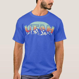 Amerikanischer Staat Utah - Vintage Bergwelt Hiki T-Shirt