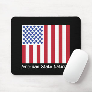 Amerikanischer Staatsbürger mit Frieden Mousepad