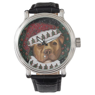 Amerikanischer Staffordshire Terrier  Armbanduhr