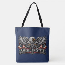 Amerikanischer Stahl Adler und Schraubenschlüssel