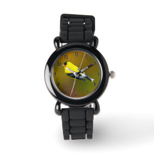 Amerikanischer Stieglitz - Originalfotografie Armbanduhr