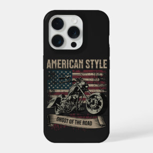 Amerikanischer Stil – Geist des Road Bikers iPhone 15 Pro Hülle