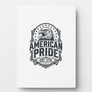Amerikanischer Stolz Adler Vintage Patriotisches S Fotoplatte
