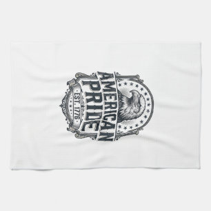 Amerikanischer Stolz Adler Vintage Patriotisches S Geschirrtuch