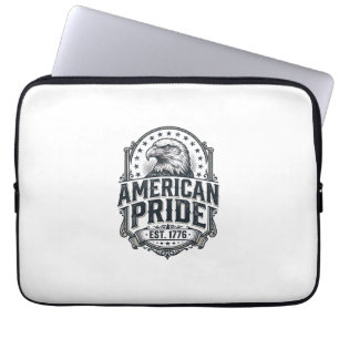 Amerikanischer Stolz Adler Vintage Patriotisches S Laptopschutzhülle