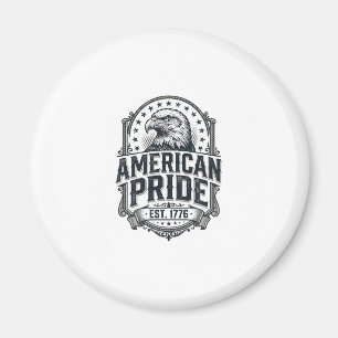 Amerikanischer Stolz Adler Vintage Patriotisches S Magnet
