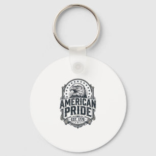 Amerikanischer Stolz Adler Vintage Patriotisches S Schlüsselanhänger