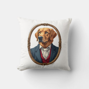 Amerikanischer Stolz Golden Retriever Vintage-Shir Kissen