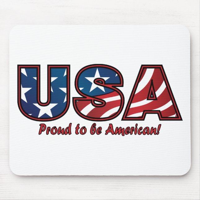 amerikanischer Stolz Mousepad (Vorne)