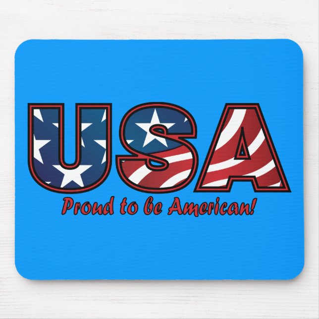 amerikanischer Stolz Mousepad (Vorne)