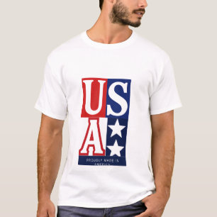 Amerikanischer Stolz: Stolz in Amerika hergestellt T-Shirt