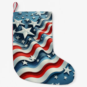 Amerikanischer Stolz Weihnachtsstrumpf Sterne & St Kleiner Weihnachtsstrumpf