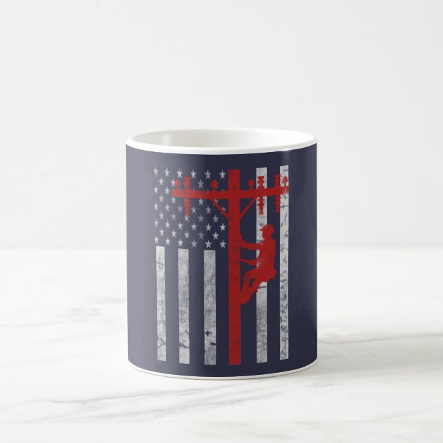 Amerikanischer Störungssucher Kaffeetasse (Mittel)