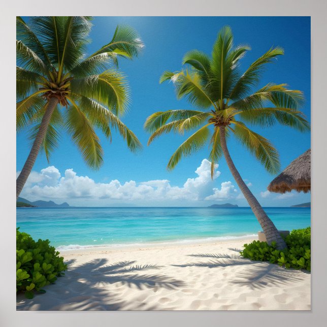 Amerikanischer Strand Poster (Vorne)