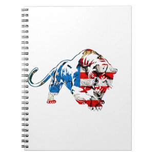 Amerikanischer Tiger Notizblock
