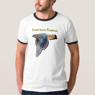Amerikanischer Turmfalke-Ringer-T-Shirt T-Shirt