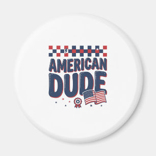 Amerikanischer Typ patriotisches Vintage-Shirt-Des Magnet