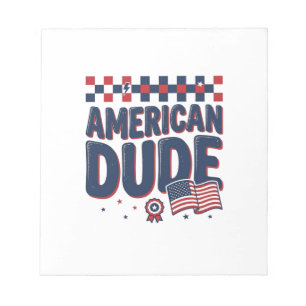 Amerikanischer Typ patriotisches Vintage-Shirt-Des Notizblock
