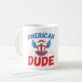 Amerikanischer Typ - stolz auf Amerika Kaffeetasse