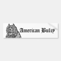 Amerikanischer Tyrann-HundeAutoaufkleber