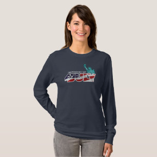 Amerikanischer Unabhängigkeitstag Frauen Langsch T-Shirt