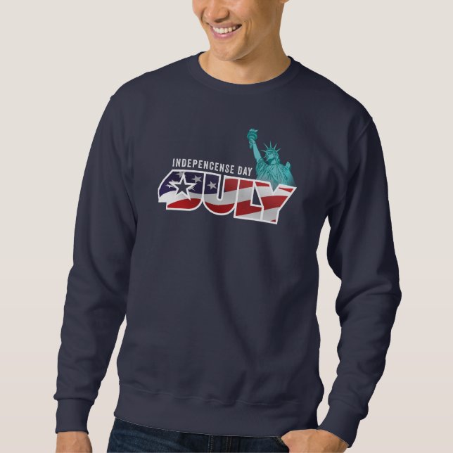 Amerikanischer Unabhängigkeitstag | Männer Sweatshirt (Vorderseite)