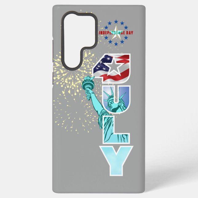 Amerikanischer Unabhängigkeitstag | Samsung Galaxy Hülle (Rückseite)