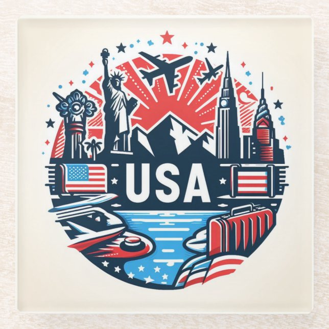 amerikanischer Untersetzer (Vorderseite)