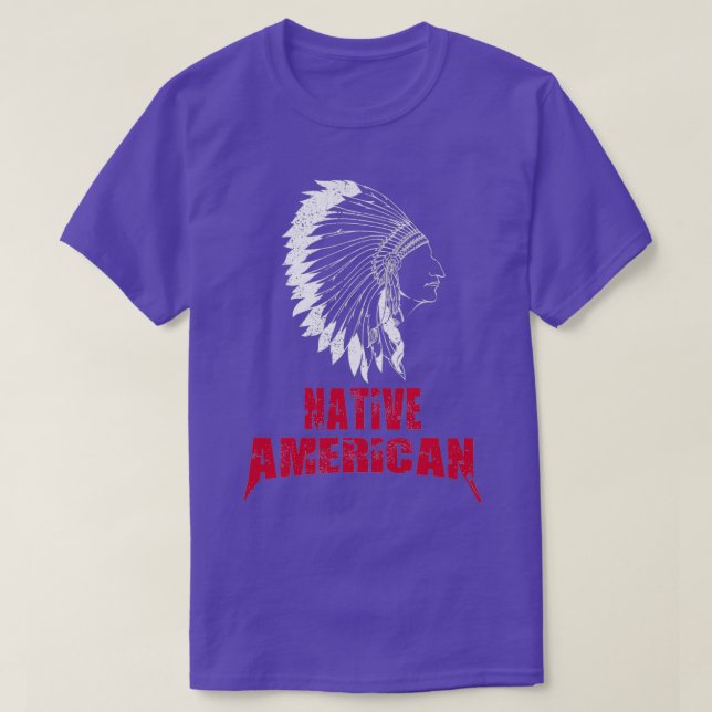 amerikanischer Ureinwohner 55 T-Shirt (Design vorne)