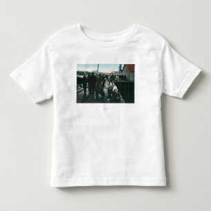 Amerikanischer Ureinwohner, der Kuriositäten bei Kleinkind T-shirt