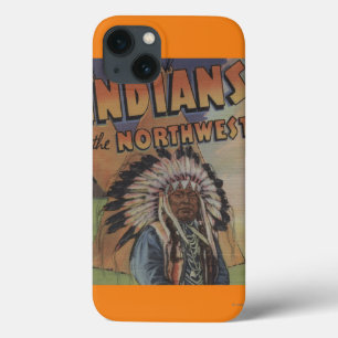 Amerikanischer Ureinwohner des Nordwestens - iPhone 13 Hülle