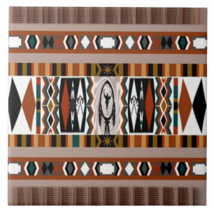 Amerikanischer Ureinwohner Dreamcatcher Fliese