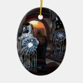 Amerikanischer Ureinwohner Kachina Puppen Keramikornament