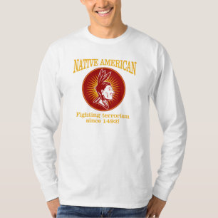 Amerikanischer Ureinwohner (kämpfender T-Shirt