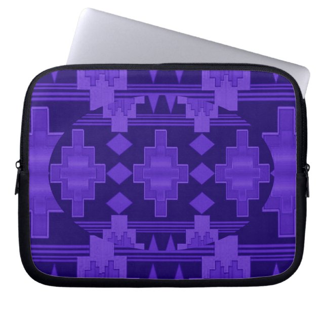 Amerikanischer Ureinwohner Laptopschutzhülle (Vorderseite)