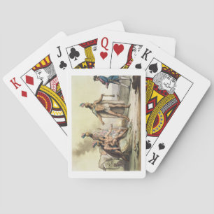 Amerikanischer Ureinwohner von Patagonia, Chile, Spielkarten