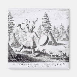 Amerikanischer UreinwohnerShaman Magnet