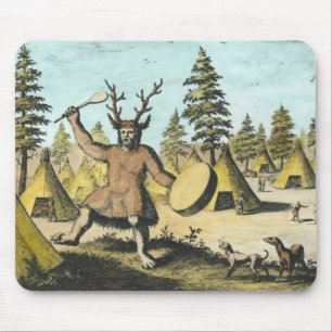 Amerikanischer UreinwohnerShaman Mousepad