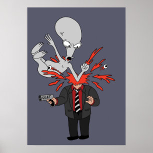 AMERIKANISCHER VATER ROGER SLAM POSTER