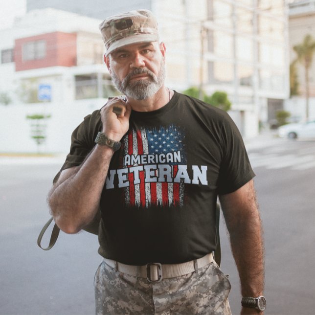 Amerikanischer Veteran T-Shirt (Von Creator hochgeladen)