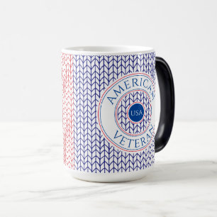 AMERIKANISCHER VETERANE Tall Morphing Mug Verwandlungstasse