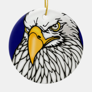 Amerikanischer Weißkopfseeadler Keramikornament