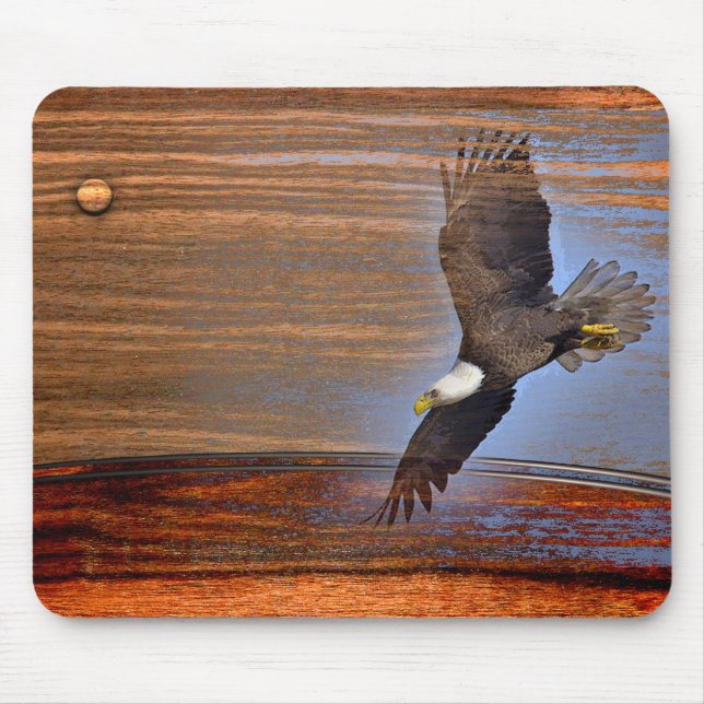 AMERIKANISCHER WEISSKOPFSEEADLER MOUSEPAD (Vorne)