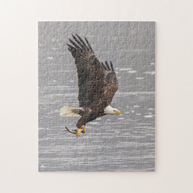 Amerikanischer Weißkopfseeadler Puzzle (Vertikal)