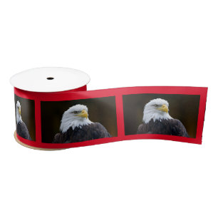 Amerikanischer Weißkopfseeadler Satinband